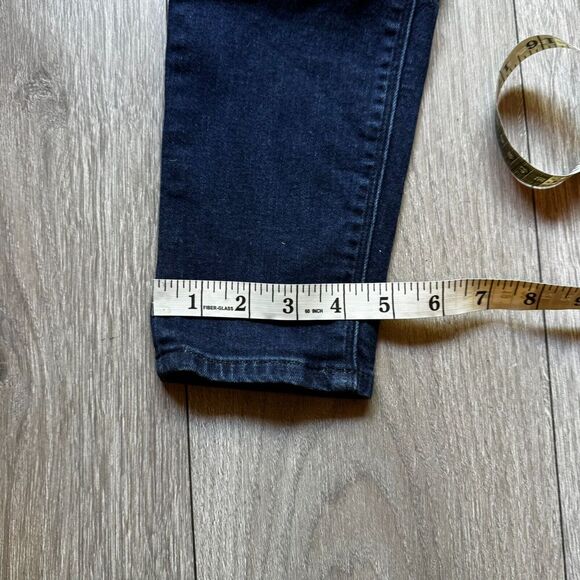 Hudson Natalie Mid Rise Super Skinny Jeans Womens 27 Inch Waist Blue Denim Zip - Picture 5 of 15